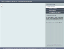 Tablet Screenshot of nabava.geoinfo.geof.hr